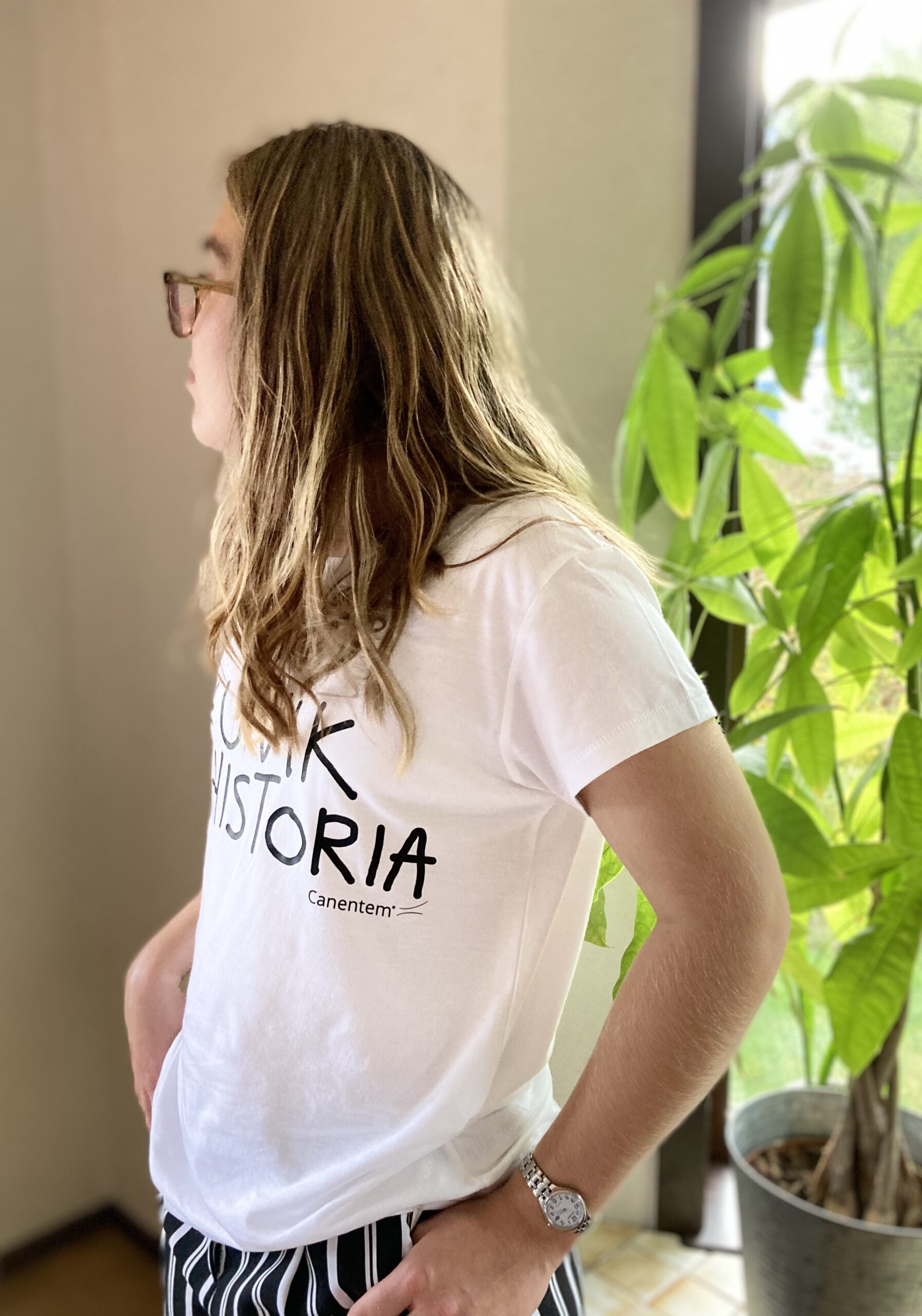 T-shirt dam sidovy vänster